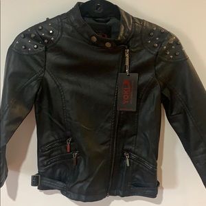 Brand New Girls Leather Jacket